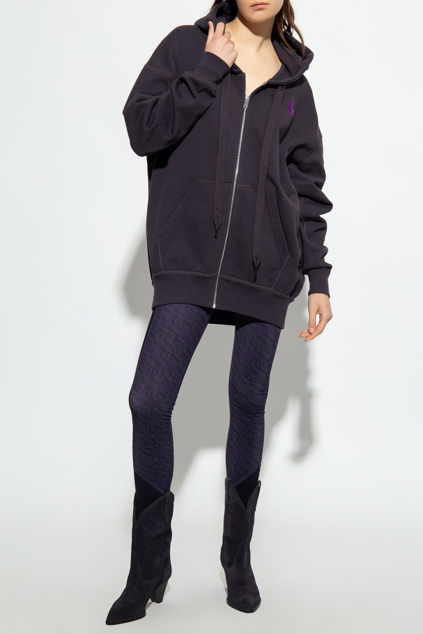 ISABEL MARANT｜HOOD/ZIP-UP (MATTE (SW0050HA B1M18H MIBU) MILEY SWEATSHIRT Man Ecru/Camel | ISABEL MARANT Official